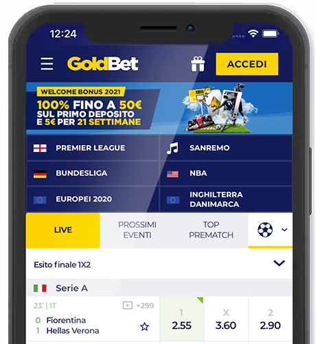 Tutte le App Goldbet da scaricare su mobile Android e iOS